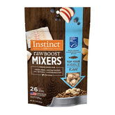 Instinct Raw Boost Mixers – sachet pollock: ajout nutritif savoureux pour bol équilibré.