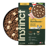 Instinct RawBoost au poulet réel – croquettes croustillantes pour chiens actifs.