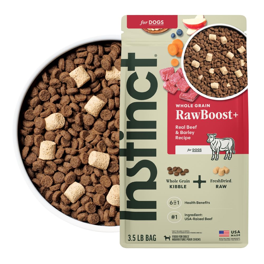 Instinct RawBoost – sac de 3,5 lb, pratique pour doser les repas.