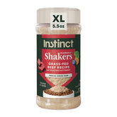 Flacon Instinct RawBoost Shakers boeuf, solution pratique pour nourrir votre chien.
