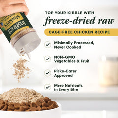 Instinct RawBoost Shakers — foie de poulet, arôme et nutrition naturelle.