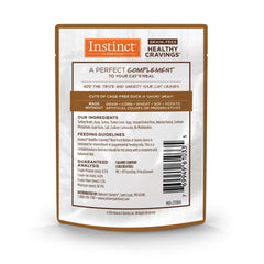 Sachet sans céréales d Instinct avec canard réel, variété de repas.