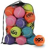 INSUM balle siffleuse tennis 2,5 pouces, rebond amusant pour chiens.