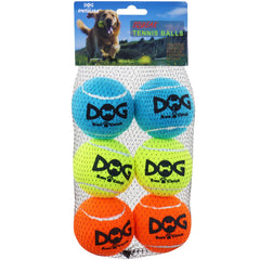 INSUM balle de tennis petite ensemble coloré, idéal pour varier les jeux et stimuler la reconnaissance des couleurs.