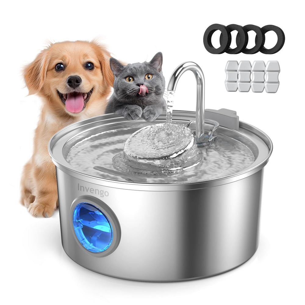 Fontaine Invengo avec réservoir 3,2 L pour chats et petits chiens.