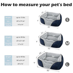 INVENHO lit-chien base anti-de rapante, stabilité sécurisée
