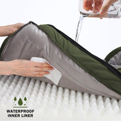 INVENHO lit chien couverture amovible et zip pour entretien facile
