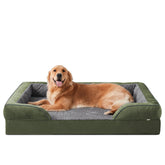 INVENHO lit chien grand mousse nid-doeuf pour soutien dorsale