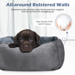 INVENHO lit chien grand texture douce révèle la matière pelage synthétique