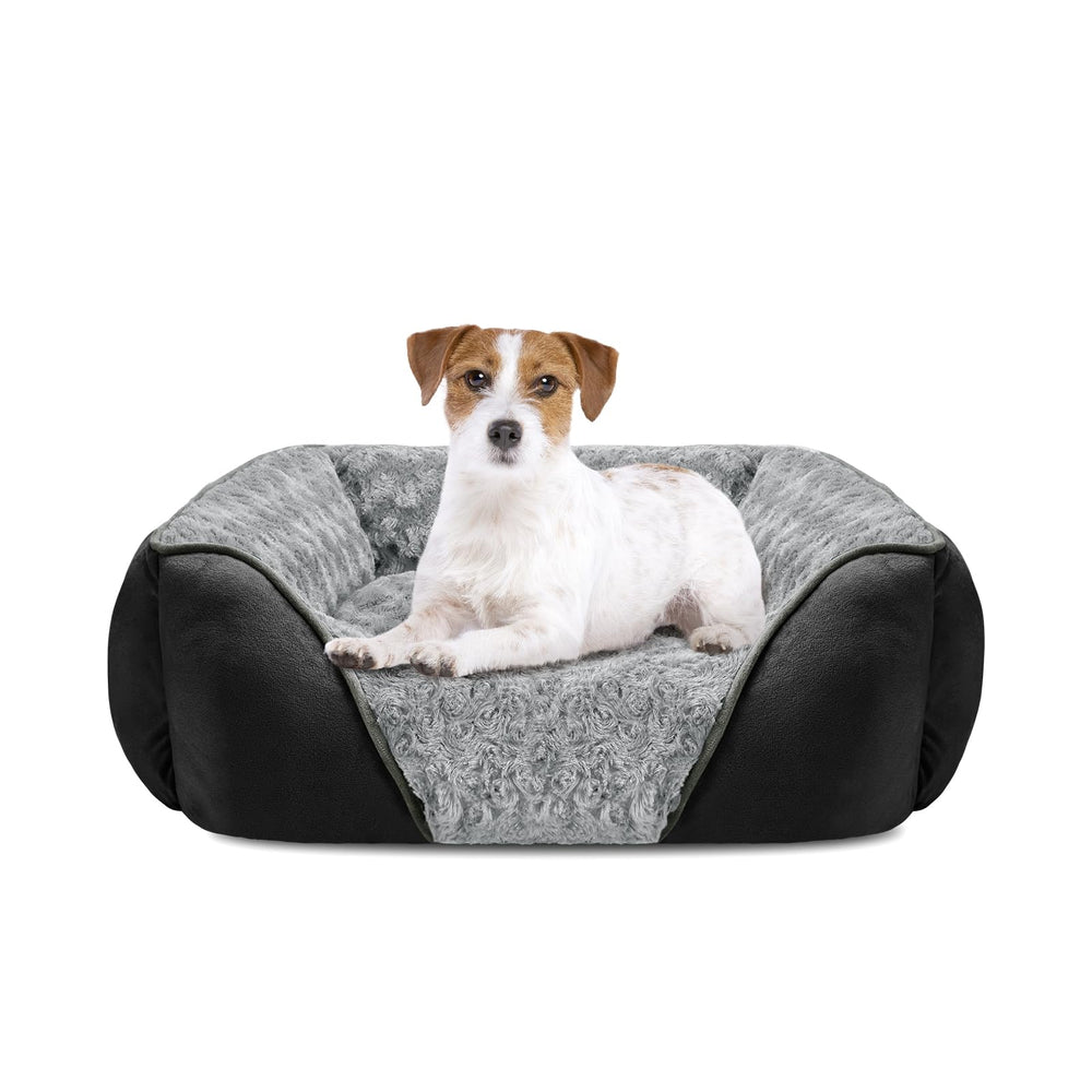 INVENHO lit-chien-moyen-rectangulaire-lavable: soutien confortable et entretien facile.