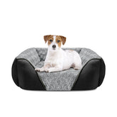 INVENHO lit-chien-moyen-rectangulaire-lavable: soutien confortable et entretien facile.