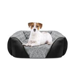 INVENHO lit-chien-moyen-rectangulaire-lavable: soutien confortable et entretien facile.
