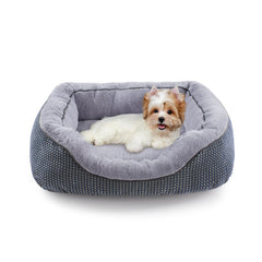 INVENHO lit-chien petit orthopédique, espace sûr et cosy pour chien.