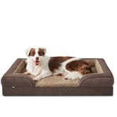 INVENHO lit orthopédique pour chien grand, vue d ensemble, confort et sécurité.