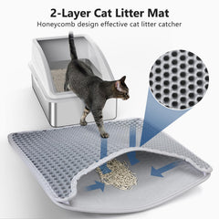 INVENHO litière en acier durable, jusqu'à 5 ans d'usage.