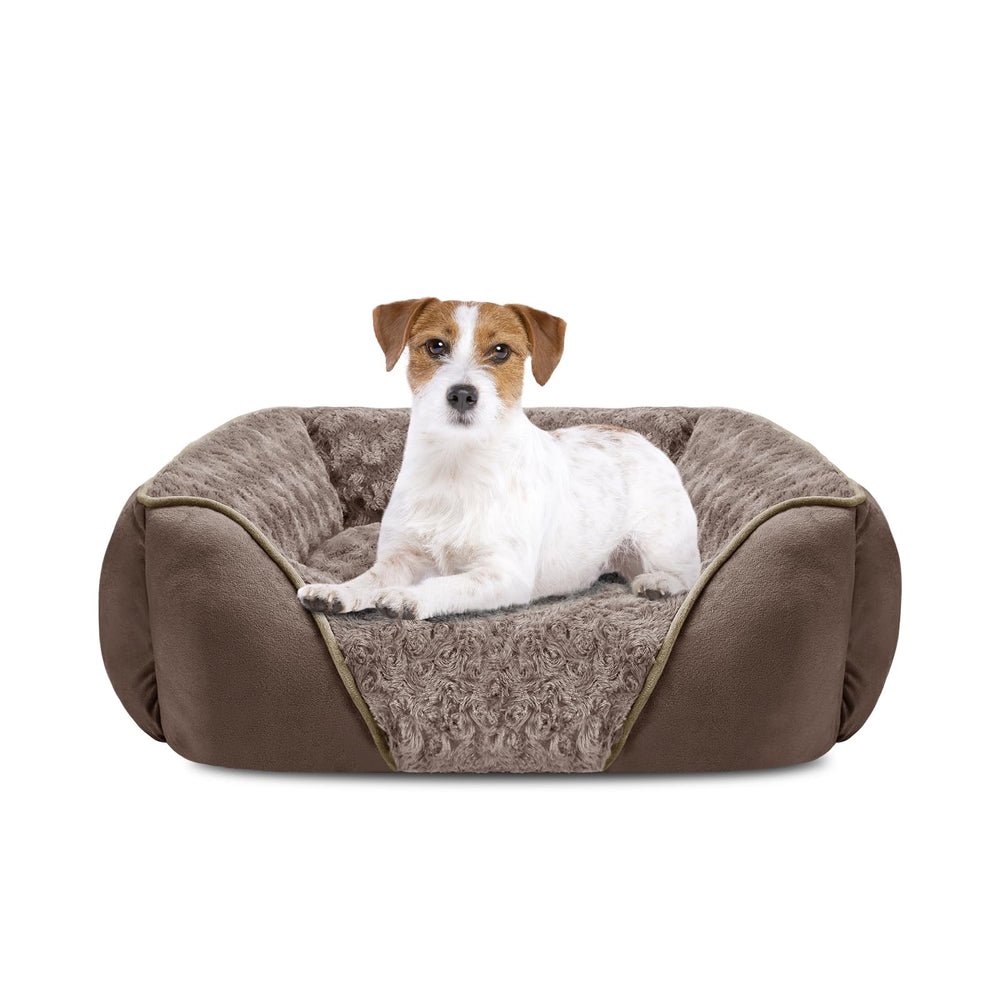 Nid INVENHO rectangulaire pour chien moyen offrant soutien et confort.