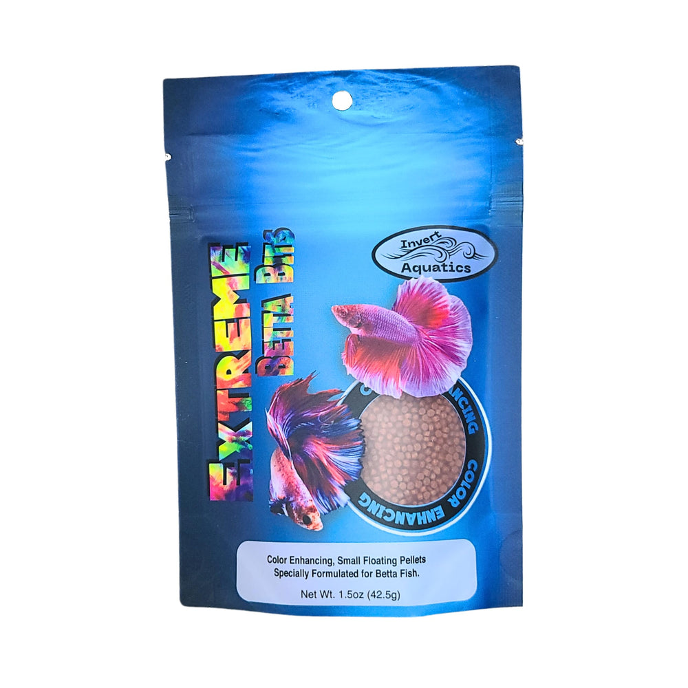 Invert Aquatics Betta Bits, pellets flottants, couleurs vives pour Betta