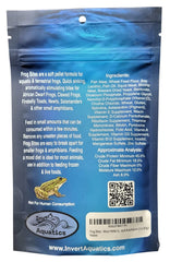 Invert Aquatics Frog Bites: emballage pratique et nutrition quotidienne pour vos amphibiens.