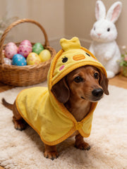 Fermeture par bouton IOICYBF, capuche chien, enfilage simplifié.
