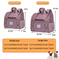 ioview sac dos animaux extension arriere offre espace supplémentaire pour le confort.
