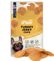 iPaw chips de dinde : récompense idéale pour l'entraînement des chiots.
