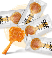 iPaw tendon dinde: forme sucette, petite taille, mastic pratique.