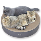 IPEAIN grattoir chat rond design courbe soutient le cou lors du repos.