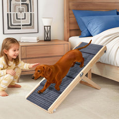 iPetba Rampe chien Canapé, incline douce pour monter sans effort sur le canapé.
