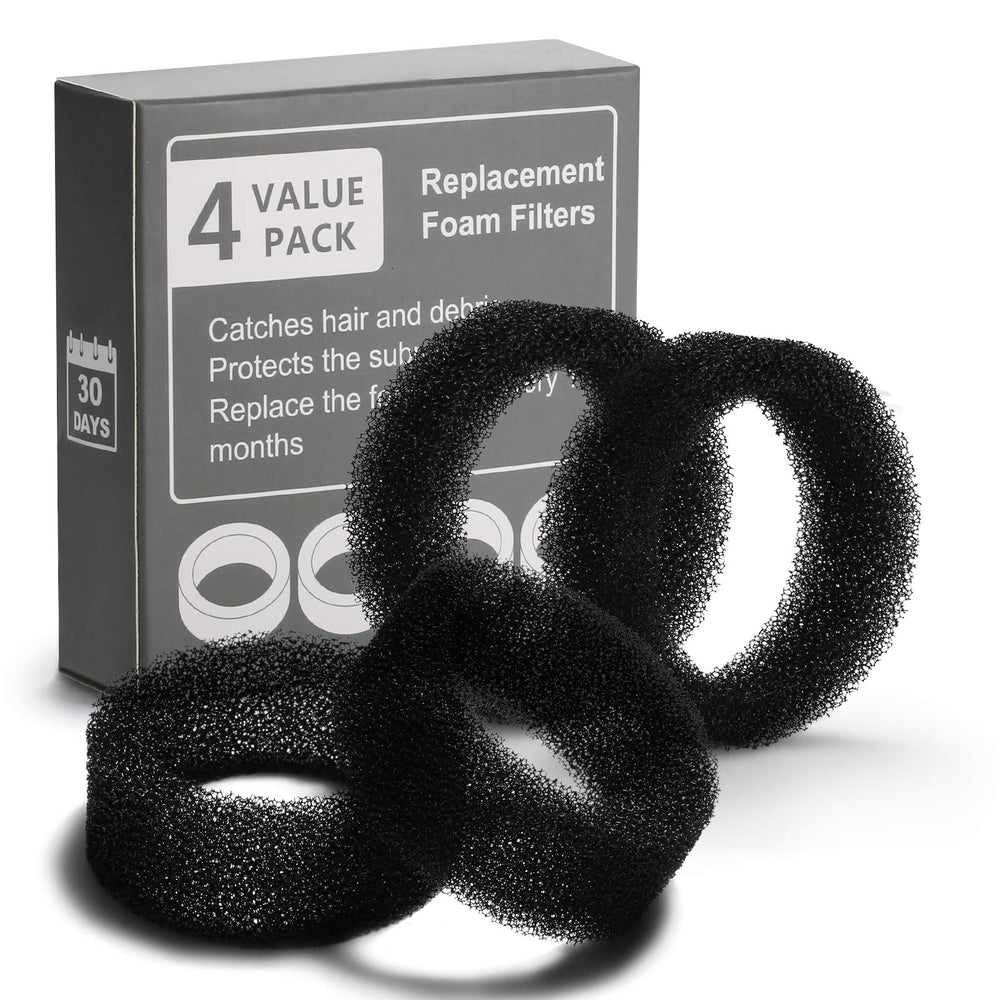 iPettie fontaine d eau eponges-filtre mousse pour proteger la pompe et reduire les debris
