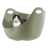 IRIS USA chat-litter-box murs-hauts: réduction des éclaboussures et propreté accrue.