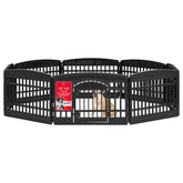 Parc Iris USA pour chien avec porte et cadre d extremité pour accès pratique