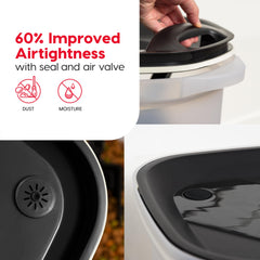 IRIS USA Roues amovibles facilitant le déplacement du conteneur dans la cuisine.