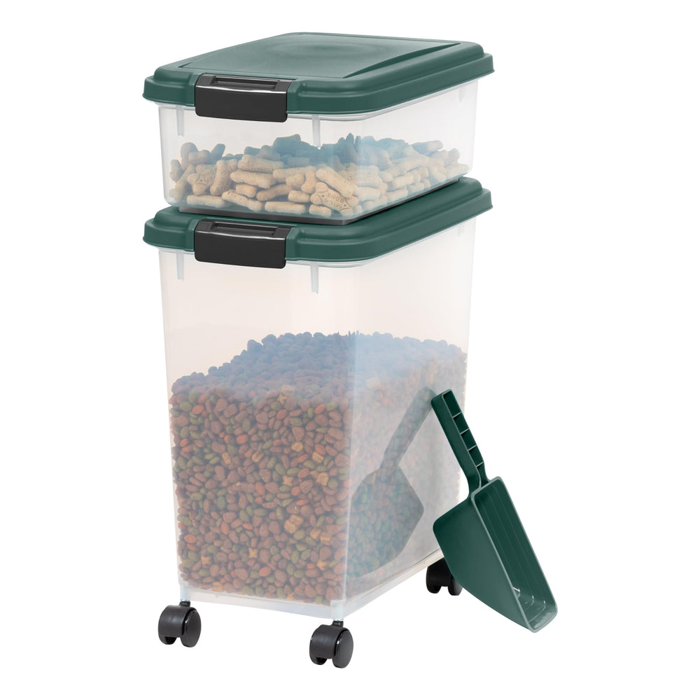 Conteneur Iris Remington 30 Lbs étanche pour croquettes de chien.
