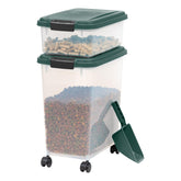 Conteneur Iris Remington 30 Lbs étanche pour croquettes de chien.