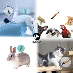 Puce ISENVO compacte et légère pour les animaux d'élevage.