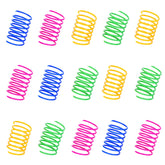 ISMARTEN ressorts spirales multicolores pour chat, stimulent l’activité et l’exercice ludique.