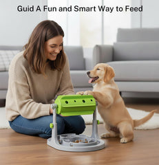 Ito Rocky puzzle alimentation lent chien: défi mental et récompenses progressives.