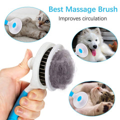 itPlus brosse massage, stimule la circulation et détend l’animal.