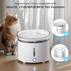 ITSCUTE eponges-filtration-pour-fontaine-chat; entretien facile
