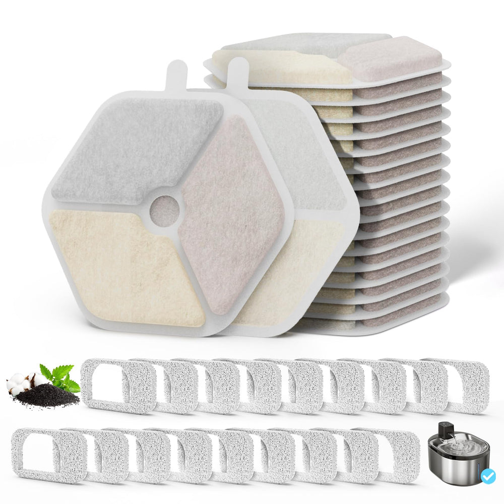 ITSCUTE fontaine pour chats avec filtration triple et eau plus fraîche
