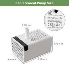 Pompe ITSCUTE JY-830, fonctionnement ultra silencieux pour un foyer calme.