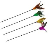 IUHKBH baton-interactif-chat-plume-et-cloche : stimulation ludique pour le chat