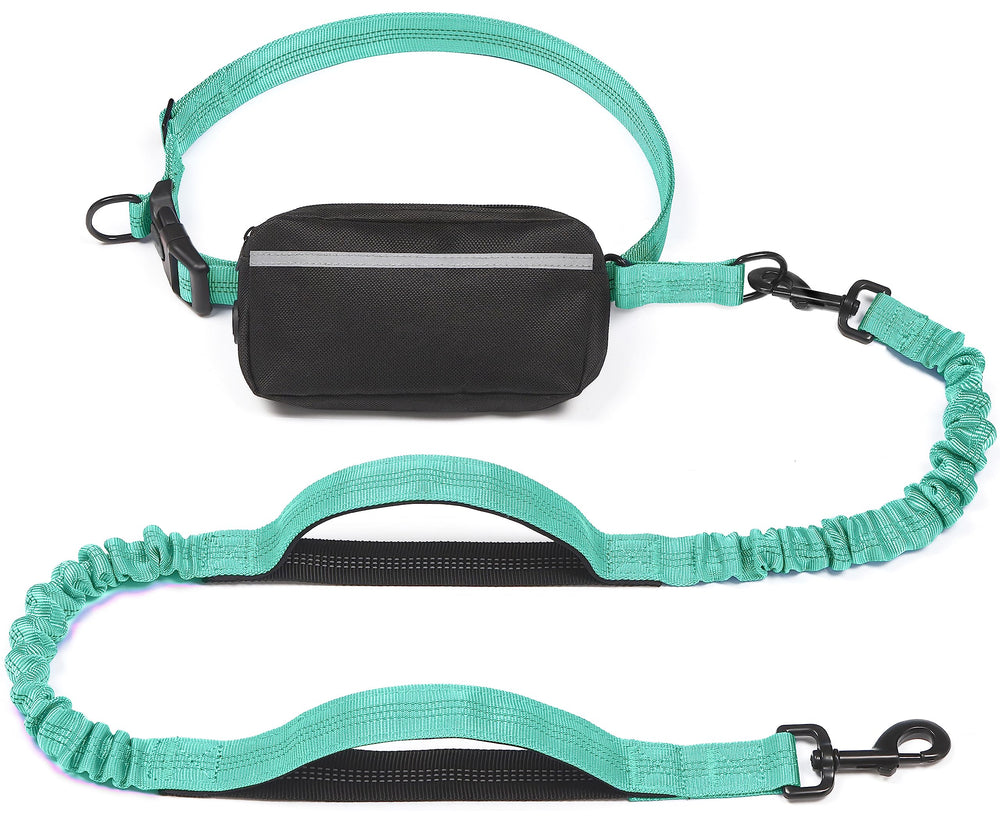 iYoShop Longe mains libres avec poche zippée amovible, pratique en promenade.
