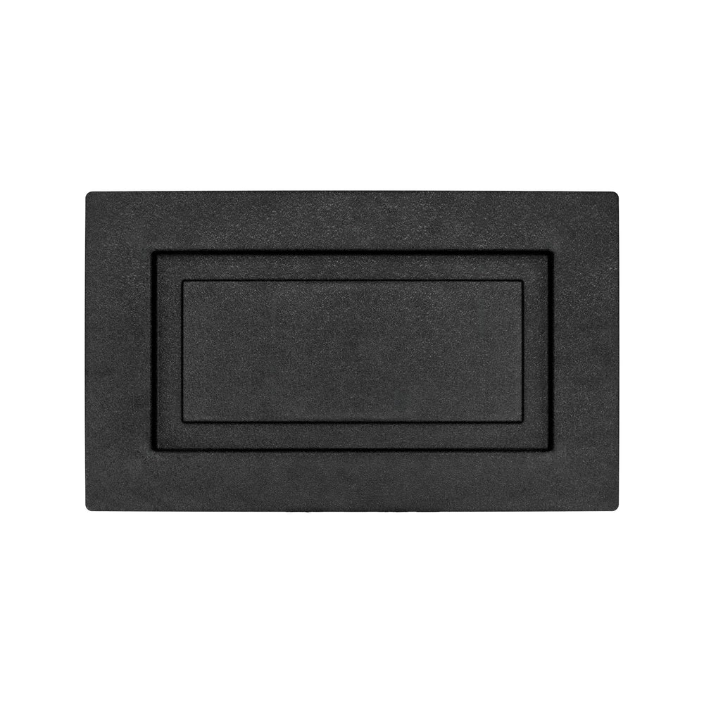 Jackel couvercle ventilation vide sanitaire noir; présentation élégante et protection contre les intempéries.