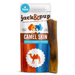 JackPup collagène peau chameau tranche: bouchée naturelle pour chien sensible