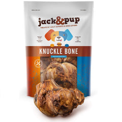 Jack&Pup os de bœuf knuckle fumé, parfait pour mastication longue et goût savoureux.