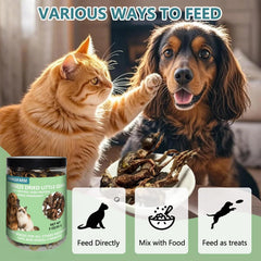 JADINGSFARM Caille séchée – portion simple pour chien et chat, sans additifs.