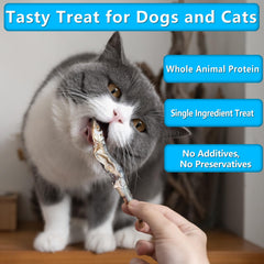JADINGSFARM Minnows – morceaux en bouchées faciles à partager pour chiens et chats.