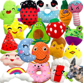 Jalousie ensemble 18 jouets chien avec sons, parfait pour des heures de jeu.