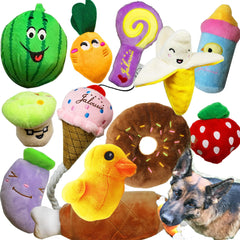 Jalousie - jouet chien sifflet peluche doux pour petites et moyennes races.